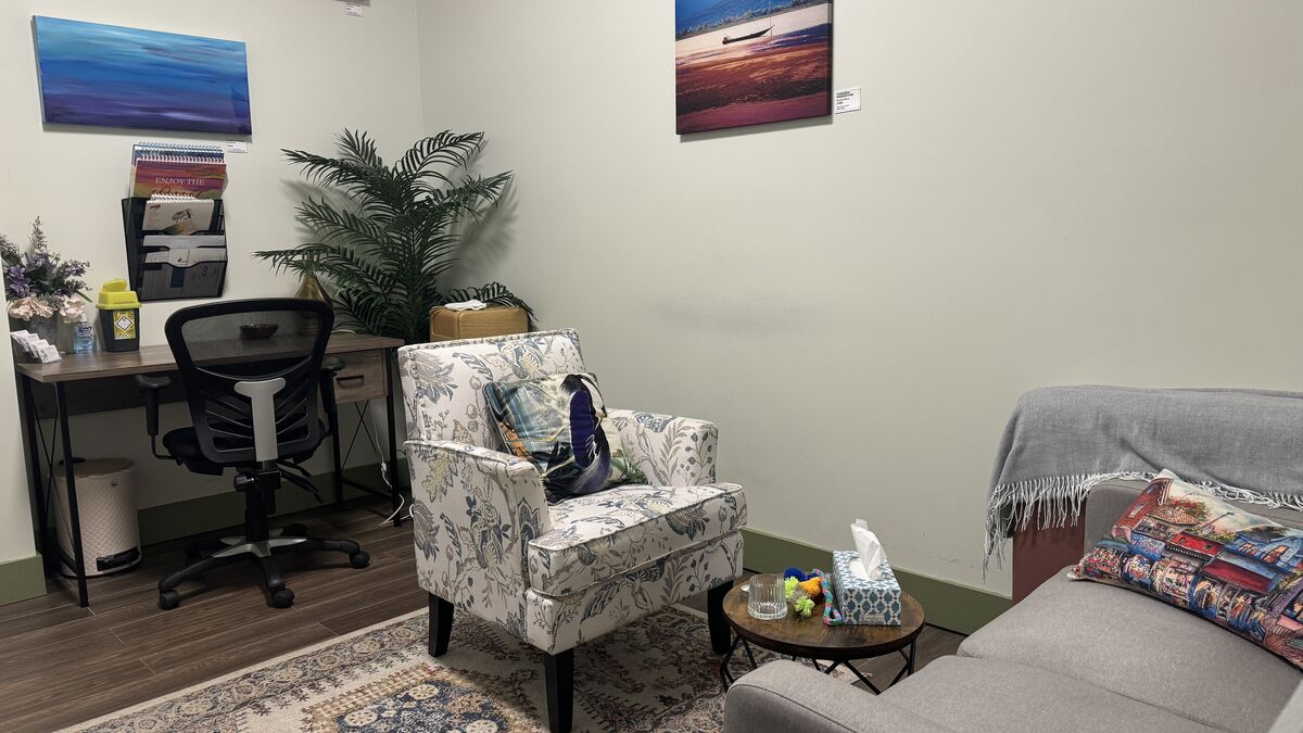 Counselling room at The Healing Theory